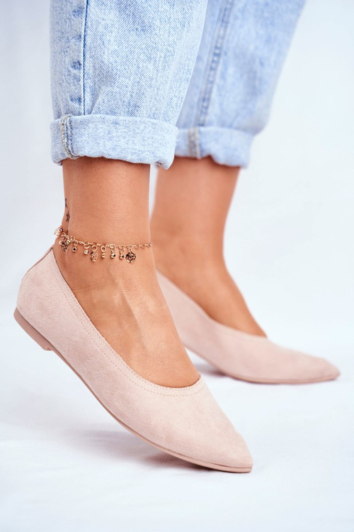 Women’s Ballerinas Eco-Suede Pink Bellissima