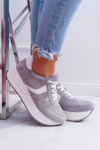 Sporty Women's Grey Shoes SportFreak