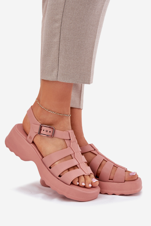 Damskie Sandały Pachnące Brudny Róż ZAXY RR285116