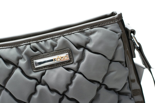 Quilted Grey Handbag Letterbox Nobo