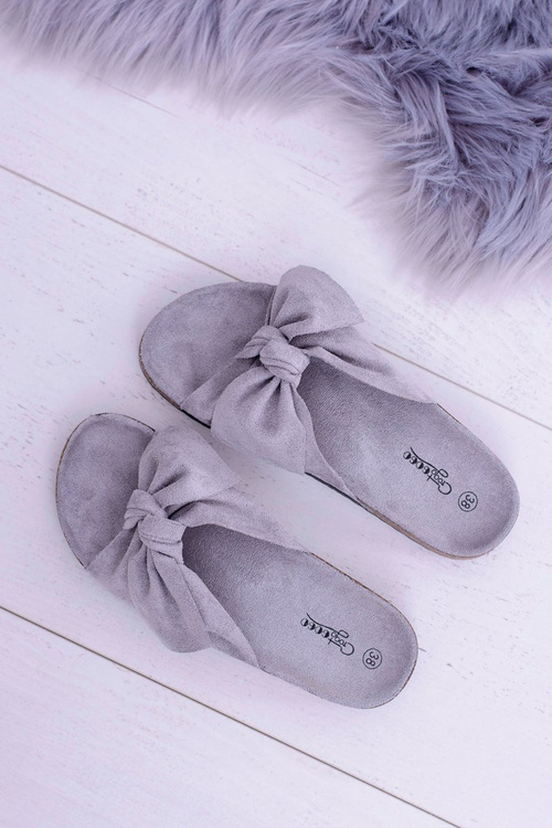 Women's Grey Cork Cocard Flip Flops Wendy