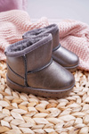 Warmed Children's Pewter Scooby Snow Boots
