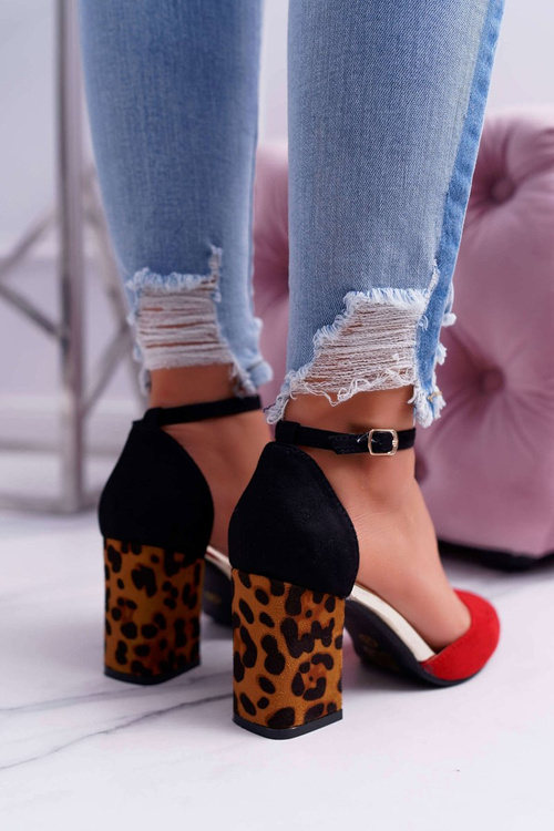 Women's Panther Red Ferri Stiletto Pumps