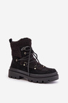 Boots With Sheepskin Type Black Merilana