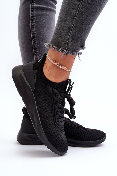 Women's Sports Sneakers 4F 4FRSS24FLOWF055 Black