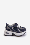 Children's Sports Sneakers with Velcro Navy Blue Rulagia