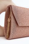 Decorated Formal Bag Clutch Edela Pink