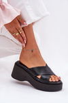 Women's Platform And Wedge Sandals Black Nelithraea