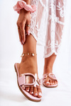 Women's Fashionable Slippers Pink Marsala