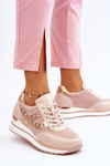 Studded Trainers Nude Adley