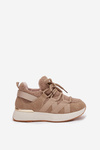 Insulated Women's Sneakers Platform Beige Juvira