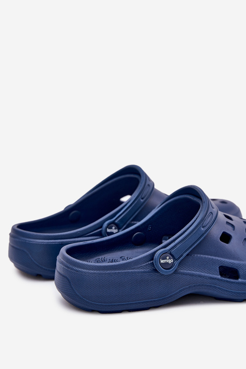 Men's Foam Slippers Navy LEMIGO 807