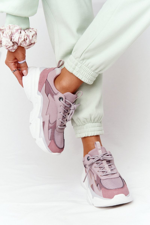 Women's Sneakers Memory Foam Big Star HH274258 Purple