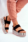 Women’s Sandals On Platform Black Sandy