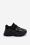 Women's Sneakers on a Chunky Platform Black Agnenia