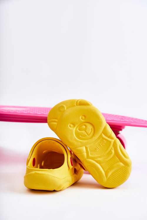 Children's Slippers Kroks Bear Befado 159X107 Yellow