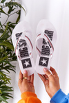 Women's Sliders Flip-Flops Big Star HH274A062 White