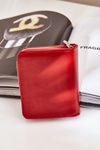 Lacquered Women's Wallet Red Yathika