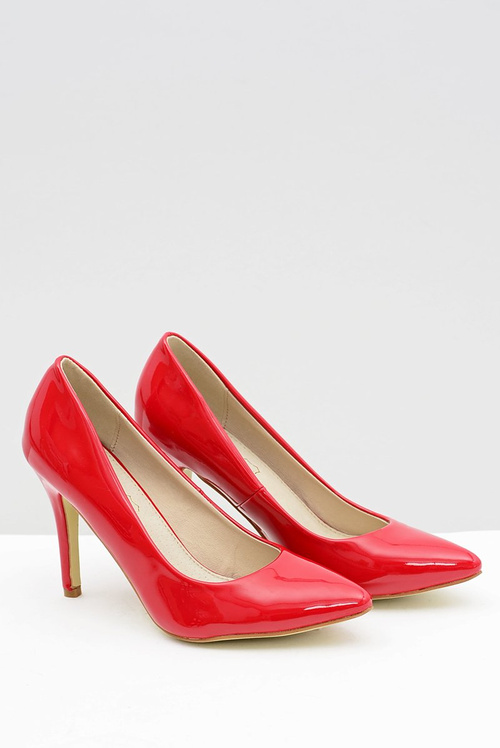 Women's Stilettos Lacquered Red Pointed Esmeral