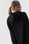 Womens Hoodie Pullover 4F Black 4FWMM00TSWSF1468-20S