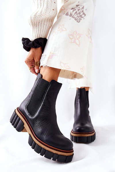 Ankle Boots Worker Maciejka Black 05312-01