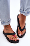 Women's Japanese Flip-Flops 4F 4FSS23FFLIF061-21S Black-Pink