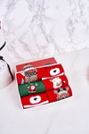 Christmas Set of Children's Socks Bears And Santa Claus 