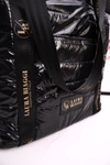 Large Shopper Bag LAURA BIAGGI Black Golden Logo