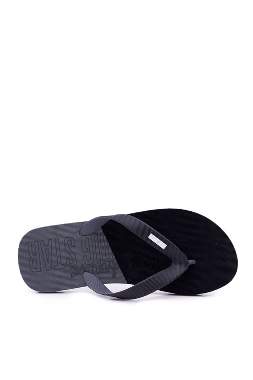 Men's Flip Flops Big Star Black AA174422