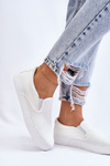 Tenisówki Damskie Slip-On Białe Big Star LL274389 