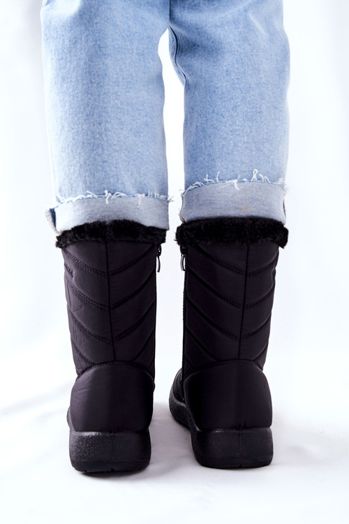 High Women's Warm-up Snowboots Black Luxina