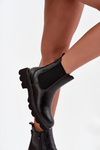 Women's ankle boots lined Black Rivelia