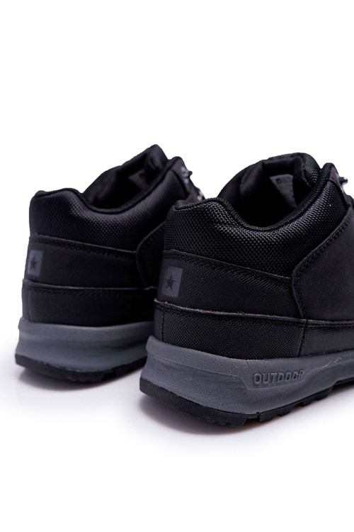 Trekking Youth Shoes Big Star High Outdoor Black EE274816