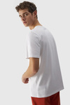 Men's Plain T-shirt With Logo 4F White 4FWMM00TTSHM1843-10S