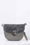 Handbag Women's Letter Bag Dark Silver