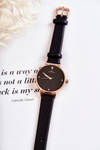Women's Classic Watch On A Leather Strap Giorgio & Dario Black