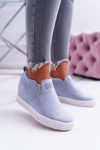 Women's Sneakers Sneakers Lu Boo Slip-on Blue Kaori