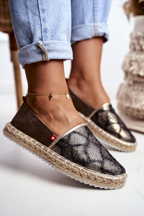 Women's Espadrilles Big Star Brown FF274A515