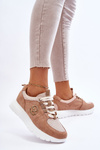Women's Platform Sports Shoes Beige Aisha