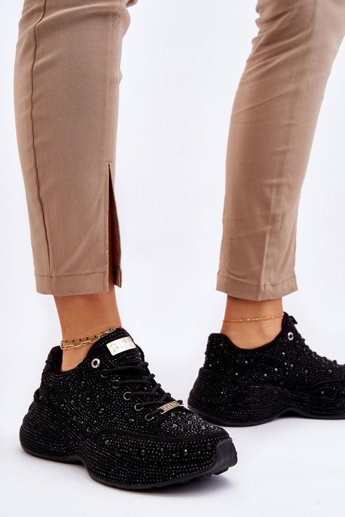 Women's Platform Sneakers GOE JJ2N4058 Black