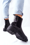 Women's Insulated Chelsea Boots Black Roulette