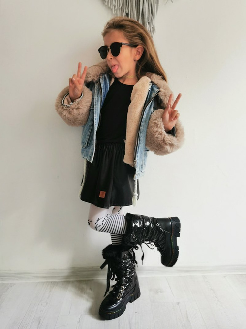 Children's Snow Boot Warm Black Turismo