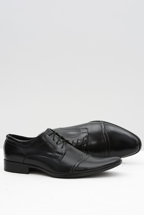 Men's Black Willy Visiting Half Shoes