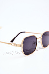 Trendy Sunglasses Ful Vue V160049 Gold-Black