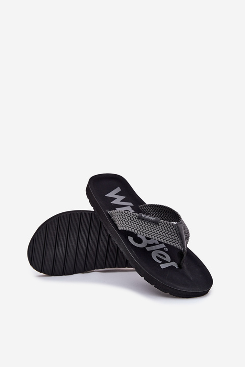 Męskie Klapki Szare WRANGLER ZANE FLIPFLOP MEN LOW 20251044.10E