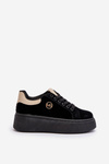 Women's Platform Sneakers Black Eshen