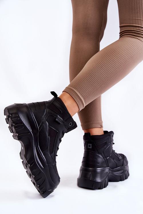 Fashionable Boots Memory Foam Big Star KK274371 Black