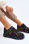 Buty Sportowe Damskie Dżety Czarne GOE LL2N4010