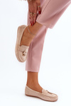 Women's Classic Suede Moccasins Beige Ontala