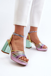 Women's Sandals with Heel D&A CR920 Multicolor